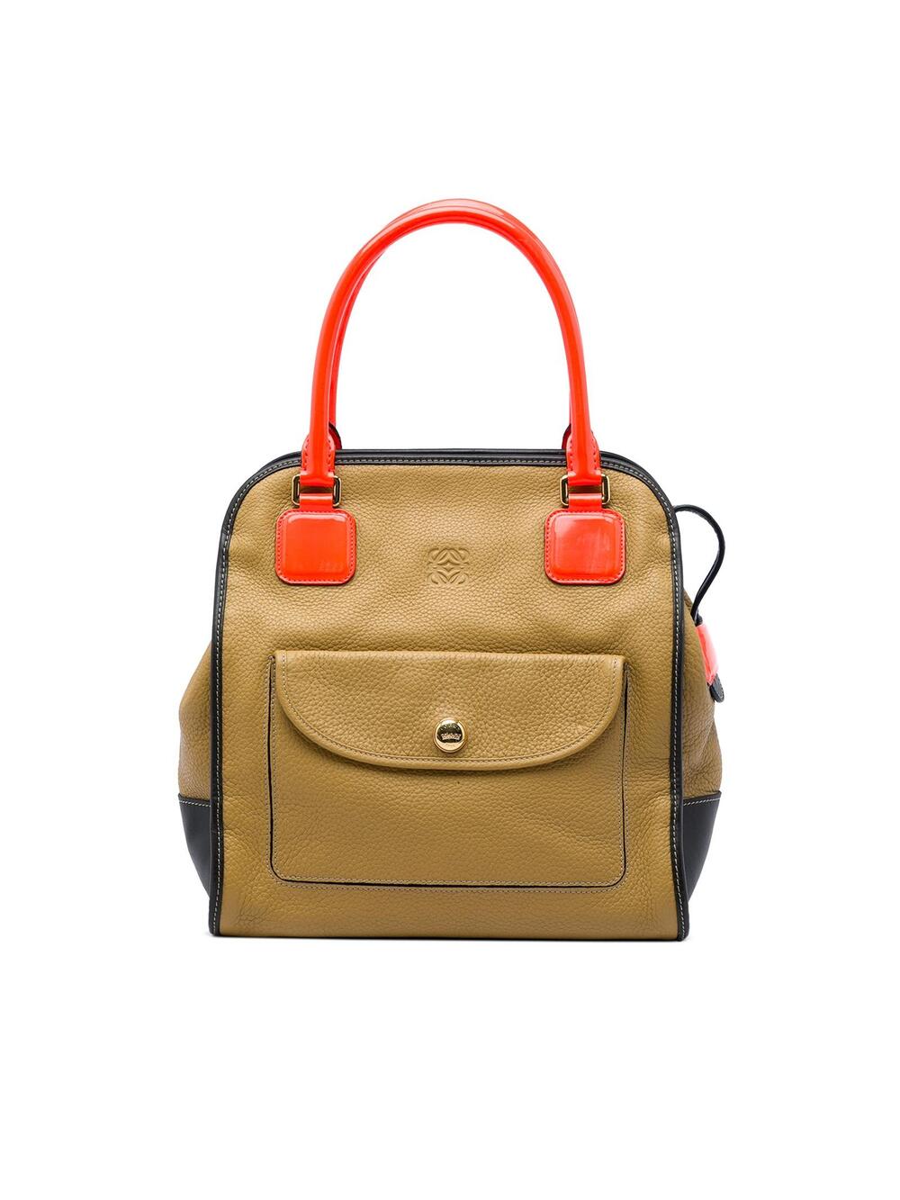Loewe Tricolor Leather Anagram Oro #319846l62b